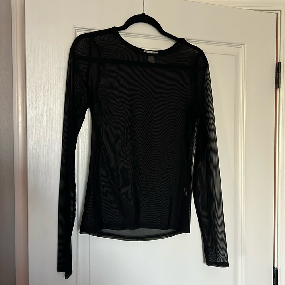 Forever 21 sheer long sleeve